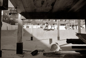 Skateboarding Hyson Green